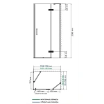 Душевой уголок WasserKRAFT Aller 10HBLACK MATT 120х90 см 10H07RBLACK MATT