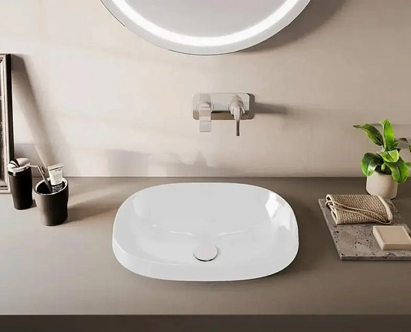 Полувстраиваемая раковина VITRA Frame 5652B403-0016 56 см