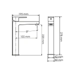 Смеситель для раковины WasserKRAFT Abens 2003H
