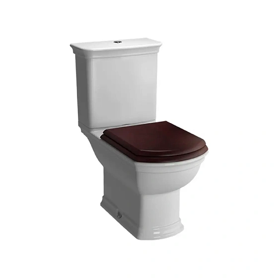 Унитаз-компакт VITRA Serenada 9722B003-7204 с деревянной крышкой