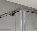 Душевой уголок Vincea Arno VSR-1A8015CL, 1500*800, хром, стекло прозрачное