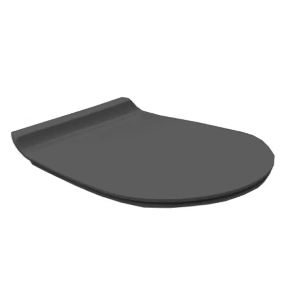 Сиденье для унитаза Simas Vignoni VI004nero matt/cr с микролифтом