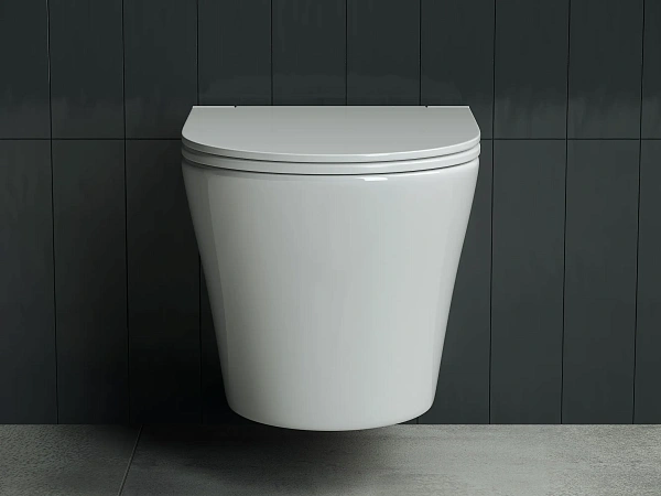 Система инсталляции для унитазов Tece TECEbase K440407 с кнопкой смыва + унитаз подвесной Ceramica Nova Forma CN3011