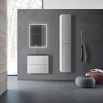 Тумба под керамическую раковину Mia 600 подвесная, 2 выкатных ящика soft close, G.White