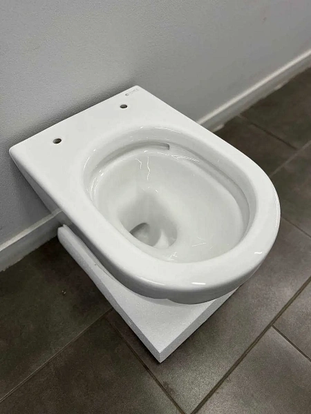 Инсталляция Grohe, кнопка вороненная сталь с подвесным унитазом OLIVE'S VORTEX DUO VD30116DP с технологией смыва "Двойной Торнадо", сиденье микролифт