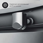 W90G-404-120280-BT Gem Twin Slide 120x80. Душевое ограждение,120x80, профиль черный мат., стекло про