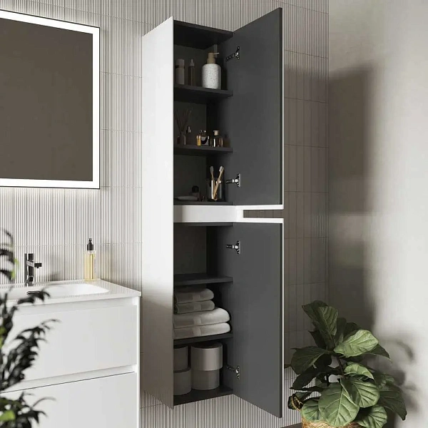Шкаф-пенал подвесной Sancos Cento PCN35W, 35 см