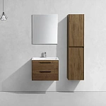 Тумба под раковину Vincea Chiara 2D 600 подвесная, 2 выкатных ящика soft-close, T.Oak