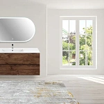 Тумба под керамическую раковину Mia 1200 подвесная, 2 выкатных ящика soft close, R.Wood