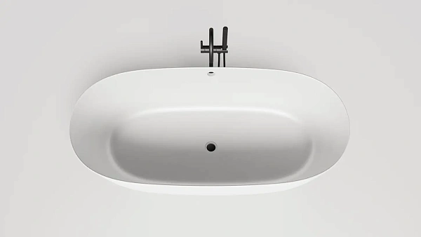 Ванна из искусственного камня Salini Sofia Light S-Sense 165х75, белая глянцевая, 103711G