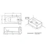 Акриловая ванна 170х70 AM.PM X-Joy W88A-170-070W-A