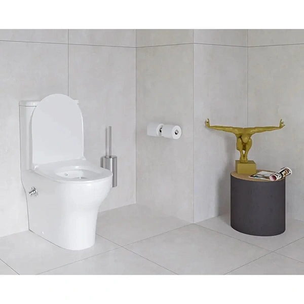 Унитаз-компакт с функцией биде и встроенным смесителем VITRA Zentrum 9012B003-7226 крышка микролифт