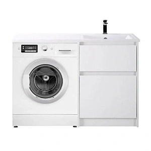 Тумба под раковину напольная BelBagno KRAFT-LVD-580/1200-2C-PIA-BO Bianco Opaco, 120 см