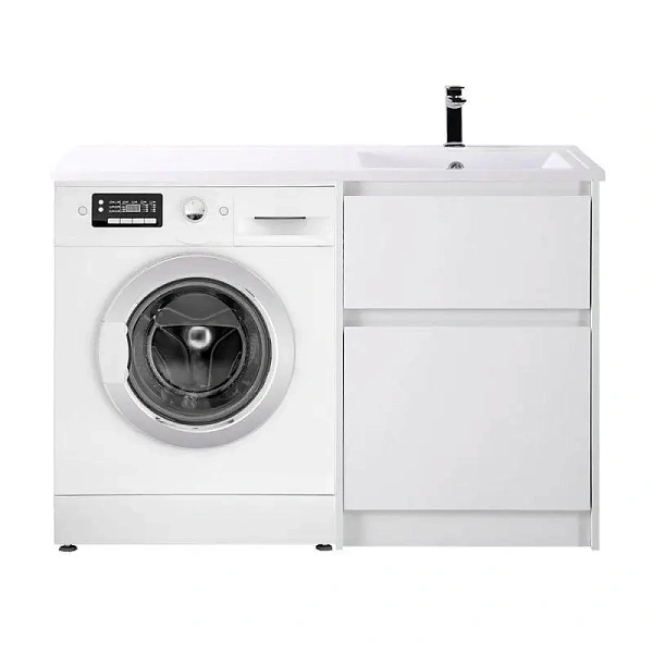 Тумба под раковину напольная BelBagno KRAFT-LVD-580/1200-2C-PIA-BO Bianco Opaco, 120 см
