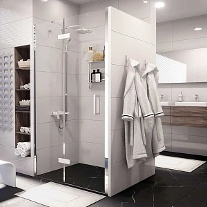 Душевая дверь WasserKRAFT Aller 10HWHITE 120х200 см 10H05LWHITE