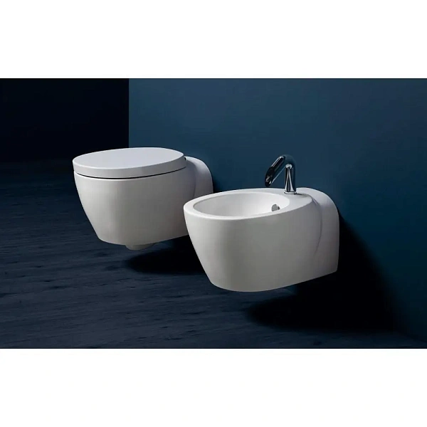 Унитаз подвесной Simas Bohemien BO18bi+BO002bi/cr+F85 безободковый