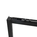 Душевой уголок Vincea Slim Soft VSR-1SS9014CLB, 1400*900, черный, стекло прозрачное
