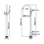 Напольный смеситель для раковины WasserKRAFT Main 4153