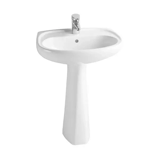 Раковина с пьедесталом VITRA Normus 9600B003-7650 55 см
