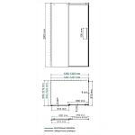 Душевой уголок WasserKRAFT Dinkel 130х100 см 58R34