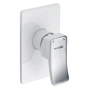 Встраиваемый смеситель для душа WasserKRAFT Aller 10651WHITE