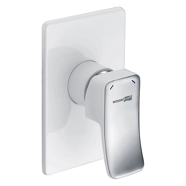 Встраиваемый смеситель для душа WasserKRAFT Aller 10651WHITE