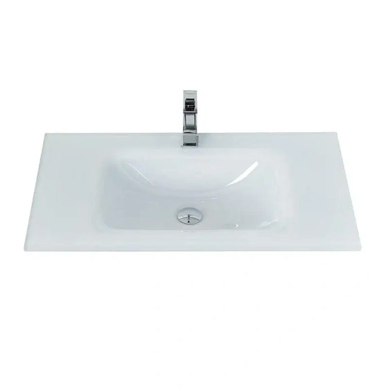 Стеклянная раковина BelBagno BB810/465-LV-VTR-BO, 81 см