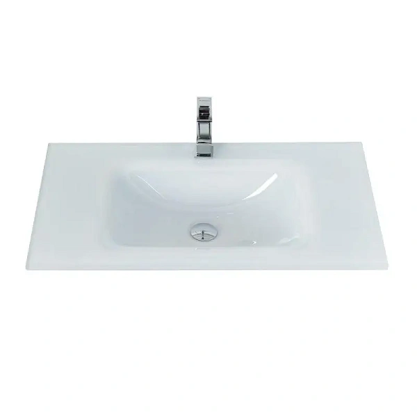 Стеклянная раковина BelBagno BB810/465-LV-VTR-BO, 81 см