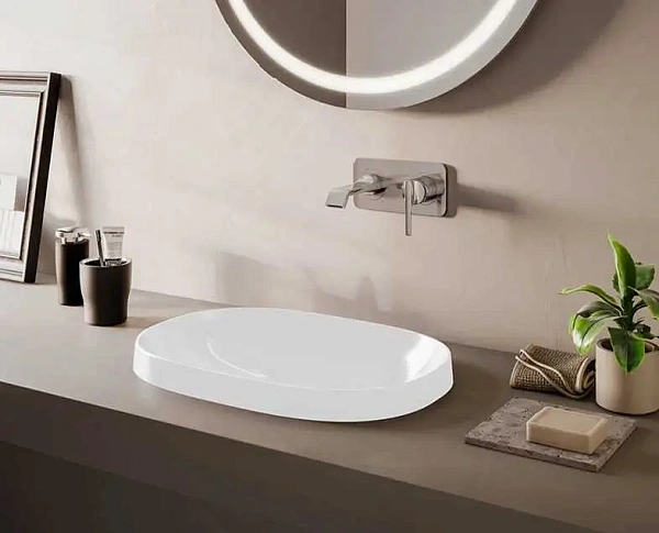Полувстраиваемая раковина VITRA Frame 5652B403-0016 56 см
