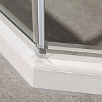 Душевой уголок Vincea Slim-U VSP-2SU900CL, 900*900, хром, стекло прозрачное