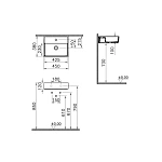 Раковина VITRA ArchiPlan 7400B003-0001 45 см