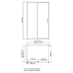 Душевой уголок WasserKRAFT Main 130х100 см 41S34