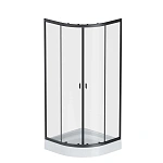 W88G-205-080BT64 X-Joy Twin Slide,  Душевое ограждение без  поддона, 80x80, профиль черный