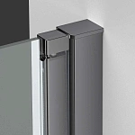 Душевая дверь Vincea Alpha VDP-3AL700CLGM, вороненая сталь, стекло прозрачное