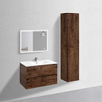 Тумба под керамическую раковину Mia 900 подвесная, 2 выкатных ящика soft close, R.Wood