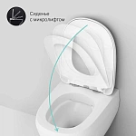 Унитаз подвесной AM.PM Sensation FlashClean C301700WH безободковый