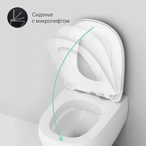 Унитаз подвесной AM.PM Sensation FlashClean C301700WH безободковый