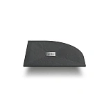 Поддон для душа из искусственного камня Vincea VST-4SQ1010A, 1000*1000*25, антрацит