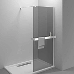 Душевая перегородка Vincea Walk-In HR VSW-4HR900CG, 900*2000, хром, стекло тонированное