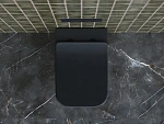 Унитаз подвесной Ceramica Nova Metric CN3007MB, черный матовый