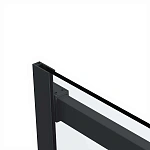 Душевой уголок Vincea Como Soft VSR-1CS1011CLB, 1100*1000, черный, стекло прозрачное