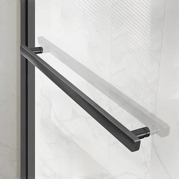 Душевая дверь Vincea Slim Soft VDS-1SS120CLGM, 1200, вороненая сталь, стекло прозрачное