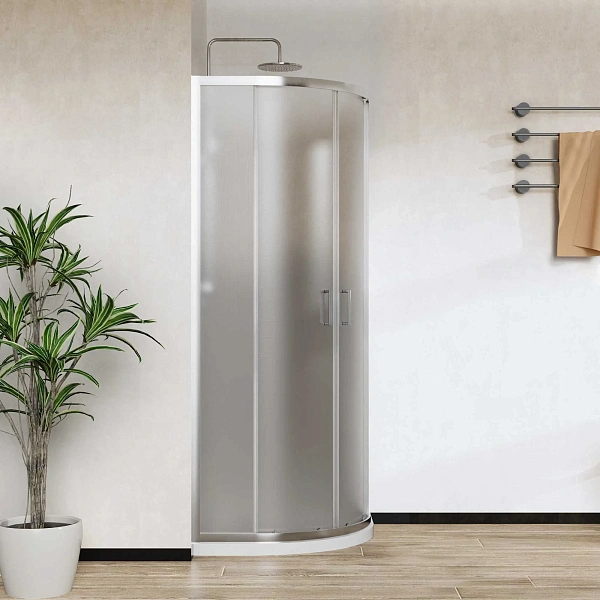Душевой уголок Vincea City VSQ-5CT900MT, 900*900, хром, стекло текстурное