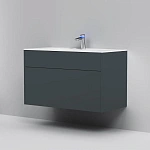 M50AFHX1003GM Inspire V2.0, База под раковину, подвесная, 100 см, 3 ящика, push-to-open, графит мато