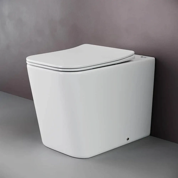 Приставной унитаз Ceramica Nova Cubic CN1809 безободковый