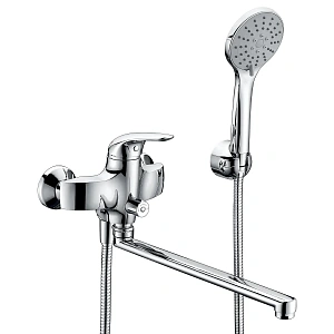 Смеситель для ванны с длинным изливом WasserKRAFT Rossel 2802L с душем