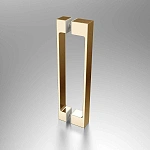 Душевая дверь Vincea Alpha VDP-3AL800CLG , брашированное золото, стекло прозрачное