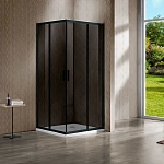 Душевой уголок Vincea Garda VSS-1G8012CGB, 1200*800, черный, стекло тонированное