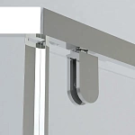 Душевой уголок Vincea Stresa VSP-1S100CLB, 1000*1000, черный, стекло прозрачное