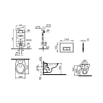 Инсталляция с унитазом VITRA Normus 9773B003-7200